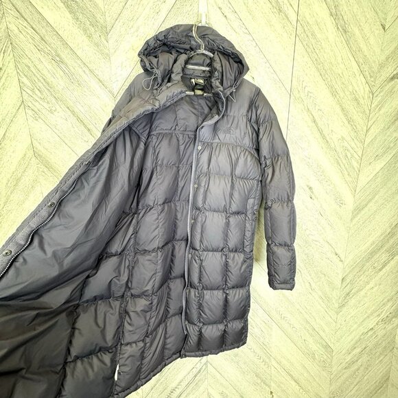 The North Face 600 Quilted Down Fill Parka Womens Size XL Long Winter Coat - Picture 9 of 10